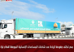 مصر تكثف جهودها لزيادة عدد شاحنات المساعدات الإنسانية الموجهة لقطاع غزة