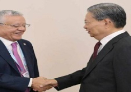 المستشار الدكتور حنفي جبالي يلتقي رئيس اللجنة الدائمة للمجلس الوطني لنواب الشعب الصيني