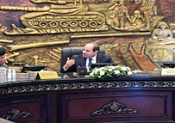 الرئيس السيسي يجري جولة تفقدية بالأكاديمية العسكرية المصرية