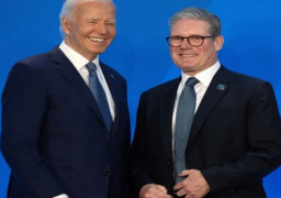 الحكومة البريطانية: ستارمر وبايدن ناقشا الأوضاع في إسرائيل وغزة وأوكرانيا