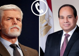 الرئيس السيسي يؤكد هاتفيا لنظيره التشيكي ضرورة اتخاذ خطوات فاعلة لتفادي توسع الصراع بالمنطقة