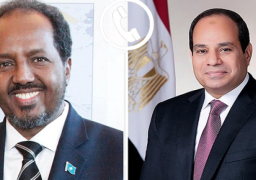الرئيس السيسي يتلقى اتصالا من الرئيس الصومالي لبحث سبل تعزيز العلاقات الثنائية بين البلدين