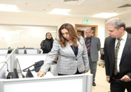 بالصور .. وزيرة التنمية المحلية تتفقد الإدارات المختلفة وتعقد سلسلة من الاجتماعات مع قيادات الوزارة