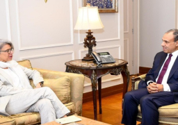 بالصور.. وزير الخارجية يؤكد لمبعوثة الاتحاد الأوروبي الأهمية التي توليها مصر لتعزيز علاقاتها مع دول القرن الإفريقي