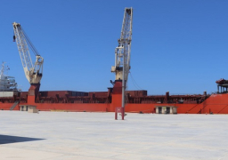 بالصور.. وصول مصيدة قلب المفاعل الخاصة بالوحدة النووية الثالثة على ميناء الضبعة التخصصي