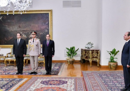 بالصور..الرئيس السيسي يشهد أداء حلف اليمين لرئيس مجلس الدولة ورئيس هيئة النيابة الإدارية