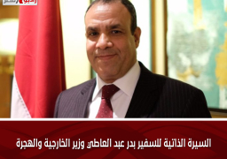 السيرة الذاتية للسفير بدر عبد العاطي وزير الخارجية والهجرة