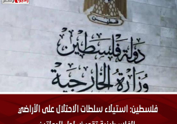 فلسطين: استيلاء سلطات الاحتلال على الأراضي الفلسطينية تقويض لحل الدولتين