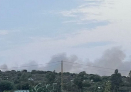 غارة إسرائيلية على محيط بلدة جبانة رب ثلاثين فى لبنان