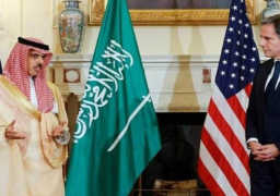 وزيرا خارجية أمريكا والسعودية يبحثان الجهود الجارية لوقف إطلاق النار في غزة