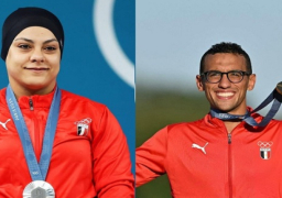 احتفالية خاصة للثنائي الجندي وسارة بعد ذهبية وفضية أولمبياد باريس 2024