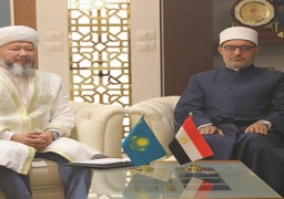 المفتي يستقبل نظيره الكازاخستاني لبحث أوجه تعزيز التعاون