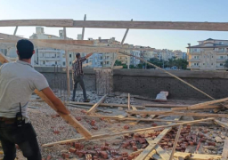 بالصور.. إزالة مخالفات بناء وإشغالات بمدن 6 أكتوبر ودمياط وبرج العرب وسوهاج الجديدة