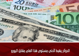الدولار يهبط لأدنى مستوى هذا العام مقابل اليورو