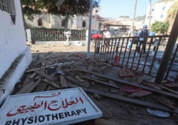 شهيدان في قصف للاحتلال الإسرائيلي على محيط مستشفى المعمداني بوسط غزة