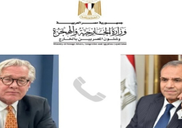 وزير الخارجية يتلقى إتصالاً من المنسق الأممي الخاص لعملية السلام في الشرق الأوسط