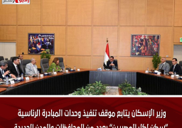 وزير الإسكان يتابع موقف تنفيذ وحدات المبادرة الرئاسية “سكن لكل المصريين” بعدد من المحافظات والمدن الجديدة