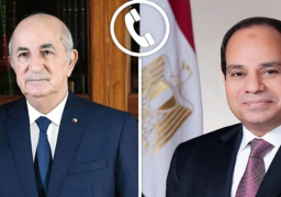 الرئيس السيسي يهنئ هاتفيا نظيره الجزائري بمناسبة فوزه بولاية رئاسية جديدة