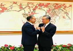 بالصور .. وزير الخارجية خلال لقاءه نظيره الصيني : نحرص على تشجيع الشركات الصينية لتعزيز استثماراتها بمصر