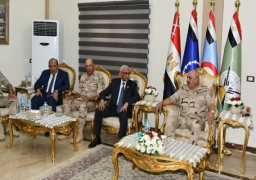بالصور.. رئيس الأركان يتابع إجراءات فرض السيطرة وتأمين المشروعات التنموية بمحافظة شمال سيناء
