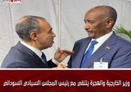 وزير الخارجية والهجرة يلتقي مع رئيس المجلس السيادي السوداني