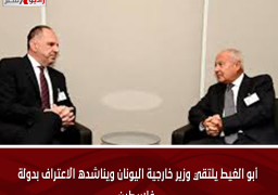 أبو الغيط يلتقي وزير خارجية اليونان ويناشده الاعتراف بدولة فلسطين