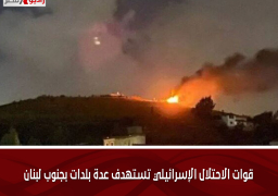 قوات الاحتلال الإسرائيلي تستهدف عدة بلدات بجنوب لبنان