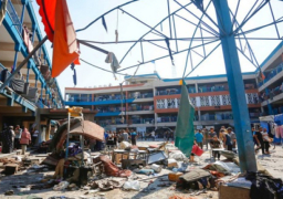 استشهاد 11 فلسطينيا في قصف إسرائيلي يستهدف خيمة نازحين غرب مدينة خان يونس