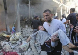 استشهاد 8 فلسطينيين وإصابة 6 آخرين إثر قصف الاحتلال الإسرائيلي لمخيم النصيرات وحي التفاح بغزة