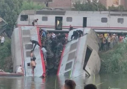 اصابة 20 شخصا بحادث قطار بالمنيا..والصحة تدفع بـ23 سيارة إسعاف مجهزة