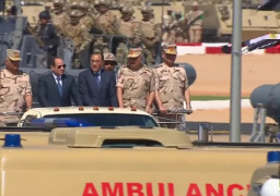 الرئيس السيسي يتفقد اصطفاف الفرقة السادسة المدرعة بالجيش الثاني الميداني بالإسماعيلية