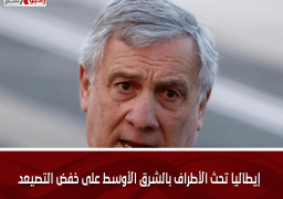 إيطاليا تحث الأطراف بالشرق الأوسط على خفض التصيعد