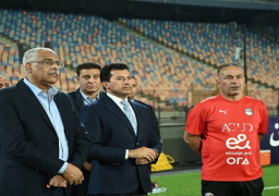 بالصور.. وزير الرياضة يشهد مران منتخب مصر استعداداً لمباراتي موريتانيا