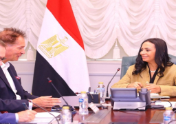 بالصور..مايا مرسي تجتمع بوفد من وزارة التعاون الاقتصادي والتنمية الألمانية والوكالة الألمانية للتعاون الدولي