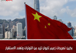 بكين: تصريحات زعيم تايوان تزيد من التوترات وتهدد الاستقرار