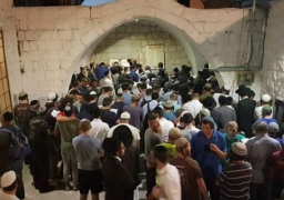 مستوطنون يقتحمون “مقام يوسف” شرق نابلس