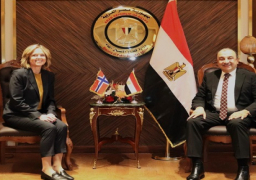 وزير قطاع الأعمال وسفيرة النرويج يبحثان مستجدات مشروع المحطة الشمسية لمجمع الألومنيوم بنجع حمادي