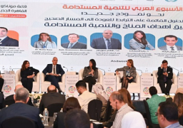 بالصور.. وزير الري : الدولة تبذل جهودا كبيرة في مجال معالجة مياه الصرف الزراعي