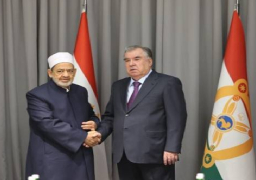 شيخ الأزهر يبحث مع رئيس طاجكستان سُبُل تعزيز العلاقات المشتركة