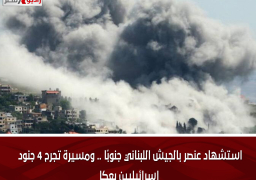 استشهاد عنصر بالجيش اللبناني جنوبًا .. ومسيرة تجرح 4 جنود إسرائيليين بعكا