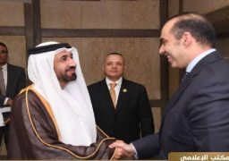 وزير الشئون النيابية يلتقي محمد أحمد اليماحي، رئيس البرلمان العربي