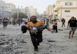 استشهاد ثلاثة فلسطينيين وإصابة آخرين في قصف للاحتلال الإسرائيلي على غزة