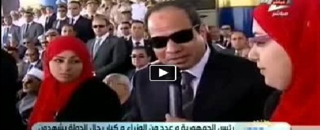بالفيديو : السيسي يطالب الشعب المصري بضرورة الاصطفاف من أجل الوطن