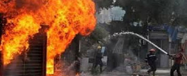 السيطرة على حريق شب بشركة لصناعة الورق بمدينة العبور