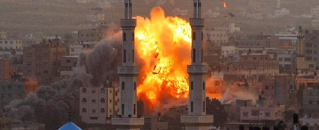 الطيران الحربي الإسرائيلي يواصل قصف غزة وارتفاع عدد الشهداء الى 24