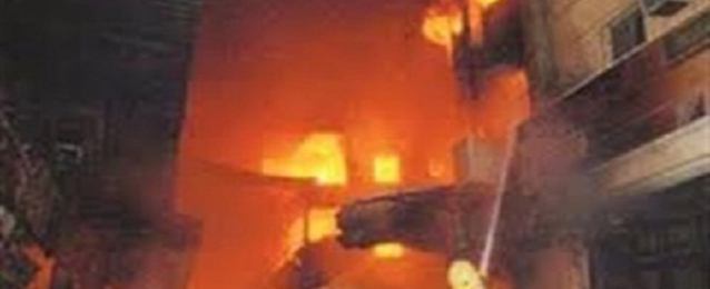 مصرع طفل وإصابة شقيقه ووالدتهما في حريق بشقة سكنية بالقليوبية