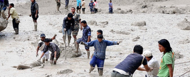 ارتفاع حصيلة ضحايا الفيضانات والانهيارات الأرضية فى نيبال إلى 101 قتيل