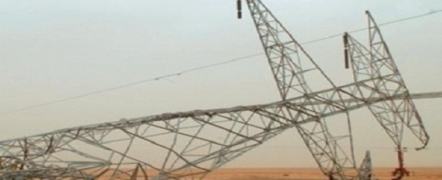 الكهرباء: الإرهاب يستهدف 3 أبراج تكلفة إصلاحها مليون و 400 ألف