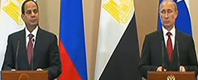 بوتين: مصر وروسيا اتفقتا على التعاون فى مجال الطاقة النووية السلمية