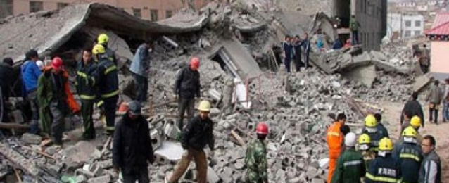 مصرع وإصابة المئات فى زلزال قوى يضرب غرب الصين